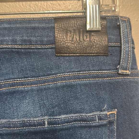 PAIGE Blue Straight Leg Jeans Classic Style - Picture 4 of 10